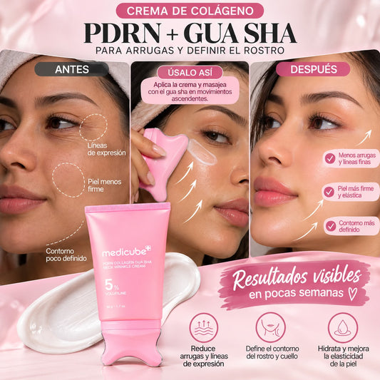 Crema de colágeno PDRN + GUA SHA